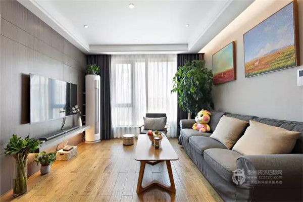 89㎡現(xiàn)代簡約風(fēng)三居，簡潔大方、年輕時(shí)尚的小家