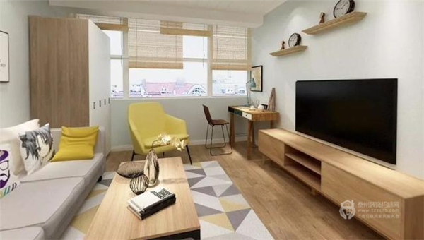 一家三口的58平二房 北歐極簡風(fēng)讓小戶型簡約不簡單