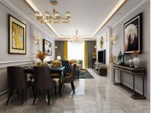 歐式客餐廳效果圖