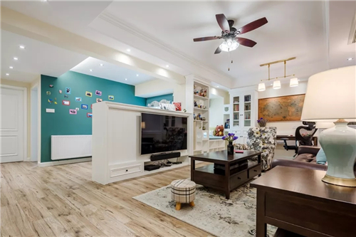 120㎡現(xiàn)代美式三居，實用通透又漂亮！